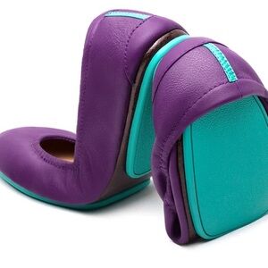 Purple Tieks.